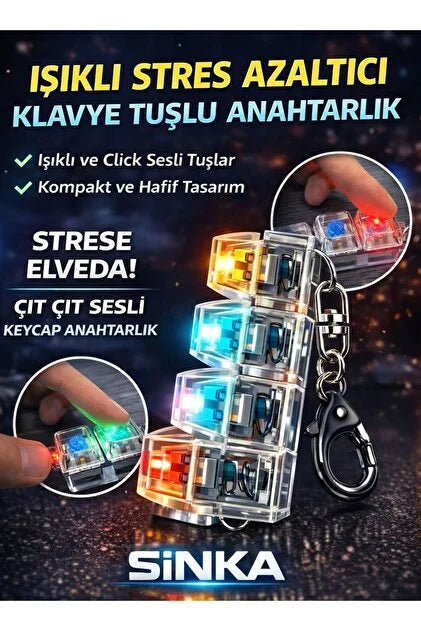 klavye stres anahtarlık