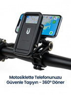 Motosiklet telefon tutucu