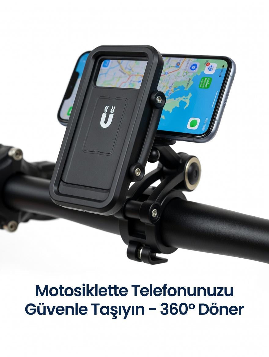 Motosiklet telefon tutucu