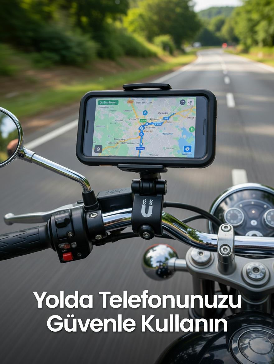 Motosiklet telefon tutucu